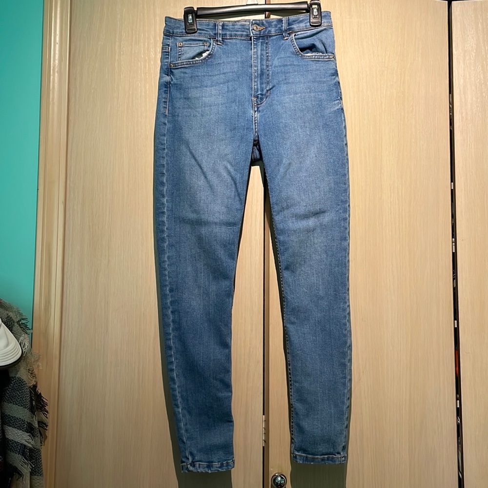 Bershka skinny high rise jeans